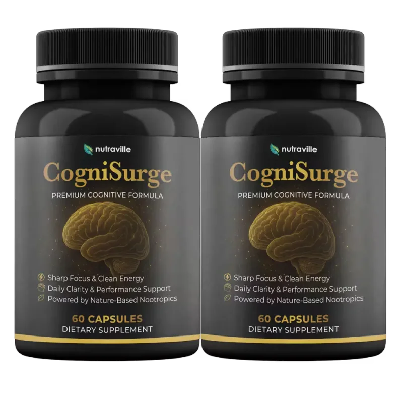 CogniSurge Cognitive Relief Supplement — 2 Bottle / 60 Day Pack
